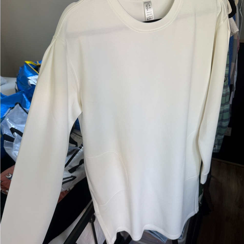 SPANX Women's Cream Long Sleeve Dress
